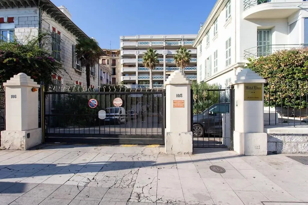 #8 Suite Promenade 1Min Beach 2Rooms/Parking/Terrace/Wifi 니스
